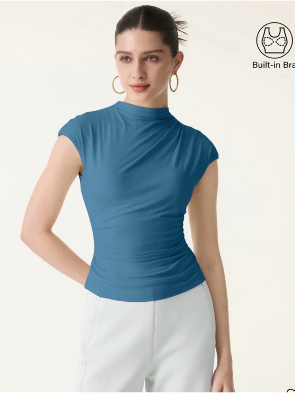 OGL Move Mockneck Blouse